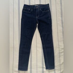 EXPRESS Women's Dark Blue Skinny Jeans